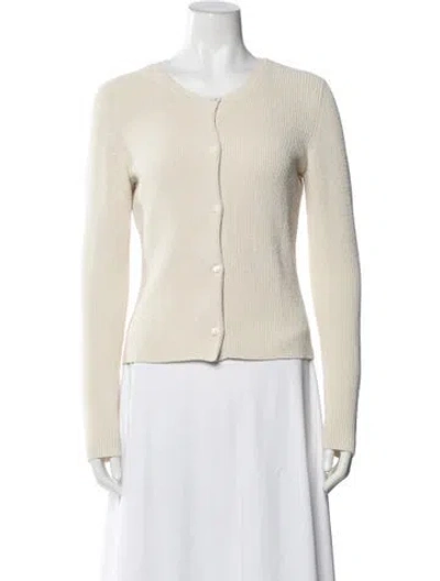 Pre-owned Aya Muse V-neck Sweater In Blue