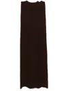 Aya Muse Vola Maxi Skirt In Brown