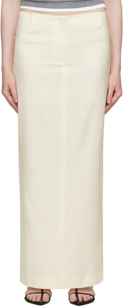 Aya Muse White Mysti Maxi Skirt