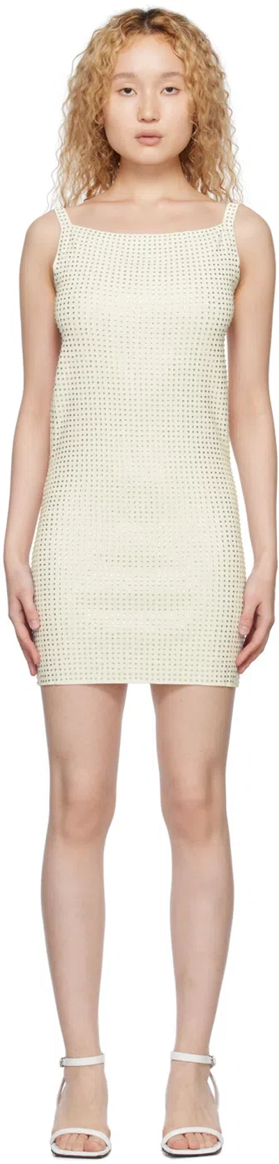 Aya Muse White Pelina Mini Dress In Blue