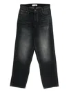 Aya Muse Wide-leg Jeans In Black