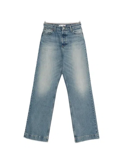 Aya Muse Wide-leg Jeans In Blue