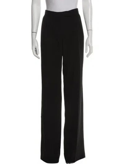 Pre-owned Aya Muse Wide Leg Pants In Black