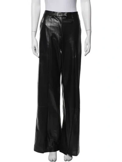 Pre-owned Aya Muse Wide Leg Pants In Black