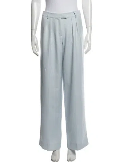 Pre-owned Aya Muse Wide Leg Pants In Blue
