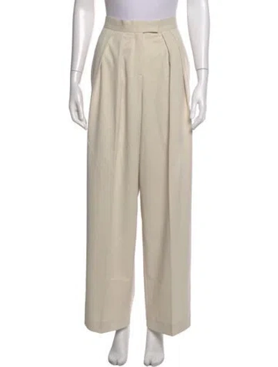 Pre-owned Aya Muse Wide Leg Pants In Neutral