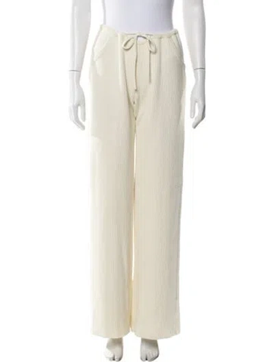 Pre-owned Aya Muse Wide Leg Pants In Neutral