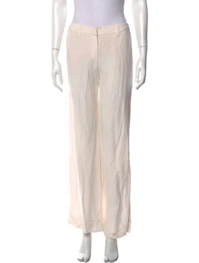 Pre-owned Aya Muse Wide Leg Pants In Neutral