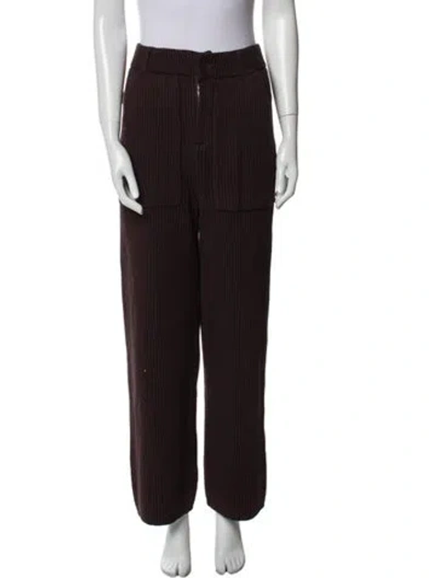 Pre-owned Aya Muse Wide Leg Pants W/ Tags In Brown