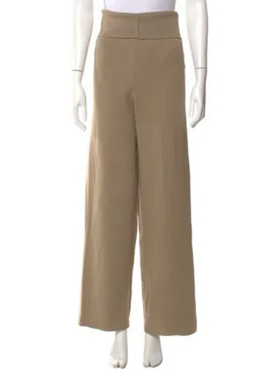 Pre-owned Aya Muse Wide Leg Pants W/ Tags In Neutral