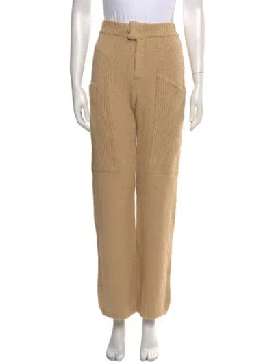 Pre-owned Aya Muse Wide Leg Pants W/ Tags In Neutral