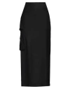Aya Muse Stok Wool Midi Skirt In Black