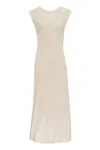 Aya Muse Women's A-line Midi Dress In Off White In Neutral