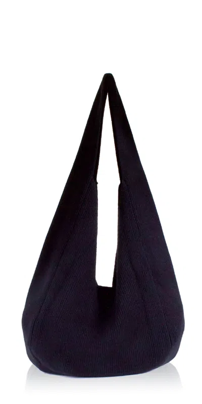 Aya Muse Women's Sol Wool Cashmere Bag In Black