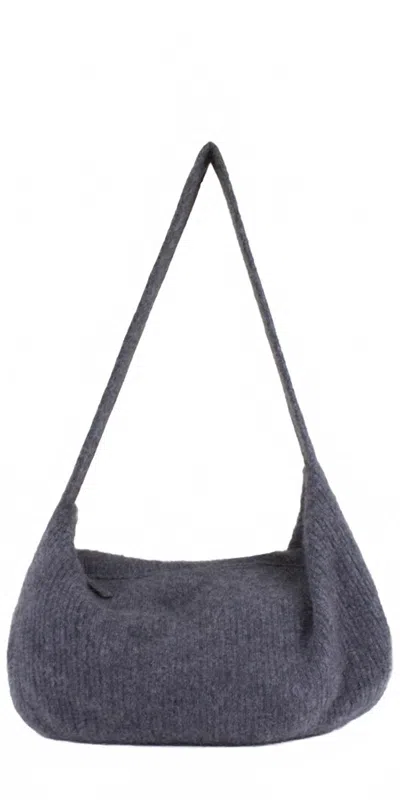 Aya Muse Women's Willow Cashmere Silk Bag In Charcoal In Pink