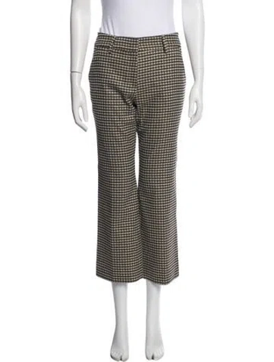 Pre-owned Aya Muse Wool Wide Leg Pants In Neutral