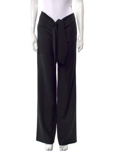 Pre-owned Aya Muse Wool Wide Leg Pants W/ Tags In Black