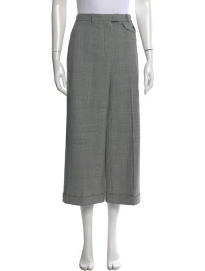Pre-owned Aya Muse Wool Wide Leg Pants W/ Tags In Gray