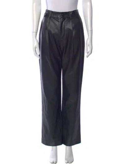 Pre-owned Aya Muse X Dani Michelle Straight Leg Pants In Blue