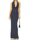 Aya Muse Yara Dress In Navy In Blue