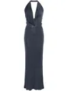 Aya Muse Yara Dress In Navy In Blau