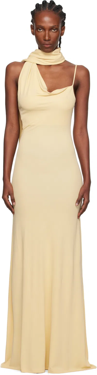 Aya Muse Yellow Wisp Maxi Dress