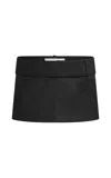 Aya Muse Zora Wool Mini Skirt In Black