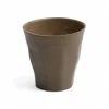 Aya Porcelain Neutrals / Brown Aya Tobacco Handcrafted Porcelain Cup In Brown