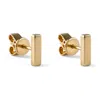 Aya Women's Gold Bar Studs In Gold