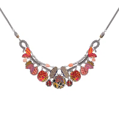 Ayala Bar Women's Embroidery Necklace In Embroidered Dream In Multi
