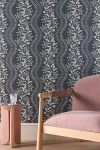 Ayara Cottagecore Wavy Floral Stripe Wallpaper