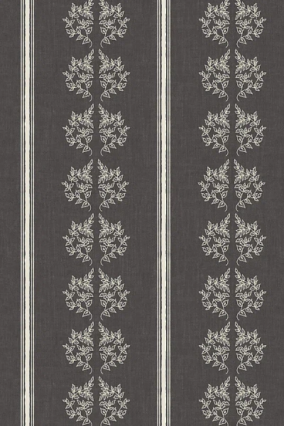 Ayara Vintage Branches And Stripes Wallpaper