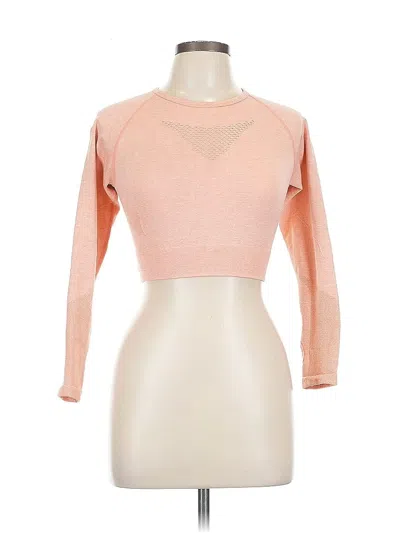 Pre-owned Aybl 3/4 Sleeve T-shirt In Pink