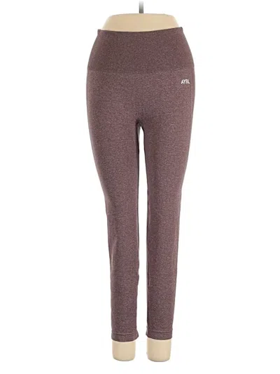Pre-owned Aybl Active Pants In Brown