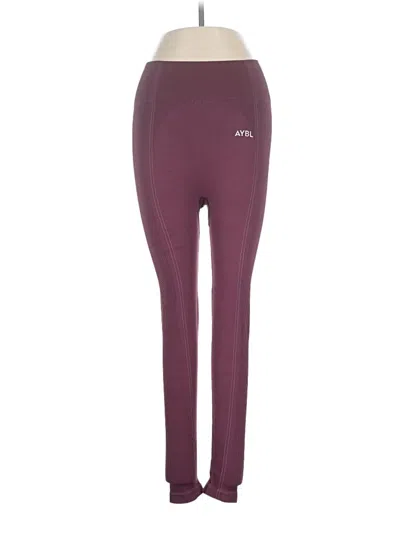 Pre-owned Aybl Active Pants In Purple