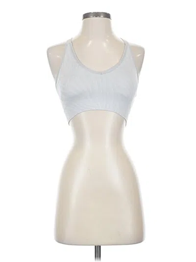 Pre-owned Aybl Tank Top Silver Halter Neckline Tops