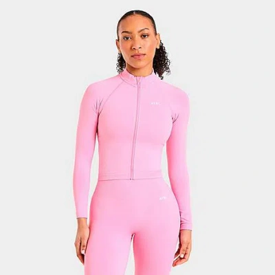 Aybl Women's Enhance Seamless Full-zip Jacket In Pink
