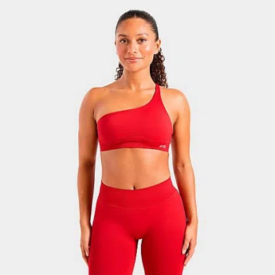 Aybl Women's Enhance Seamless One Shoulder Sports Bra In Red