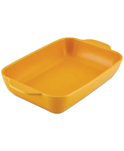 Ayesha Curry Ceramic 9" X 13" Rectangular Baking Dish In Yellow