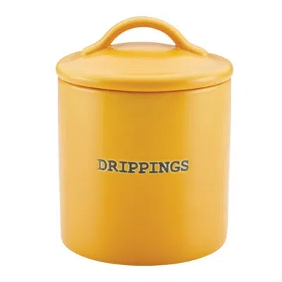 Ayesha Curry Ceramics Bacon Grease Jar In Mustard