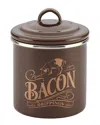 Ayesha Curry Collection Enamel On Steel Bacon Grease Can, 4in By 4in In Brown