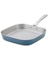 AYESHA CURRY DISCONTINUED AYESHA CURRY HOME COLLECTION PORCELAIN ENAMEL NONSTICK SQUARE GRILL