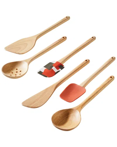 Ayesha Curry Dnu  6pc Cooking Utensil Set In Red