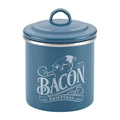 Ayesha Curry Home Collection Bacon Grease Can In Blue