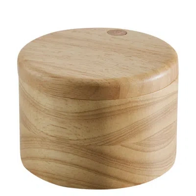 Ayesha Curry Pantryware Parawood Salt And Spice Box, 4-inch In Beige