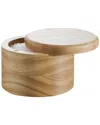 Ayesha Curry Pantryware Parawood Salt Box, 4in In Brown