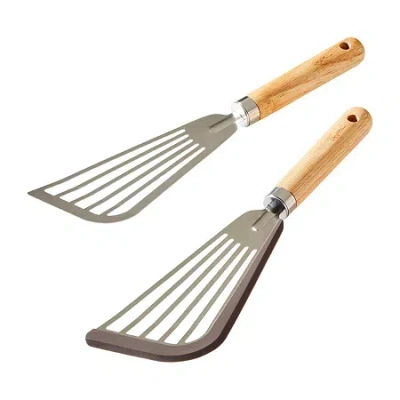 Ayesha Curry Stainless Steel 2-pc. Fish Turner Set In Silver