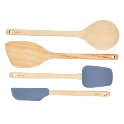 Ayesha Curry Tools & Gadgets Cooking Utensil Set, 4 Piece In Blue