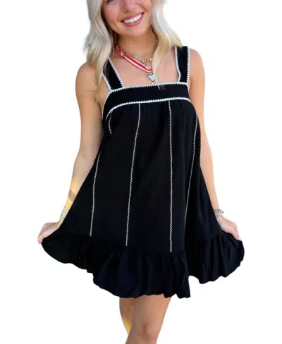 Aylaya Bangkok Mini Dress In Black