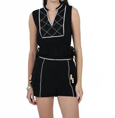 Aylaya Brisbane Patch Pocket Shorts In Black